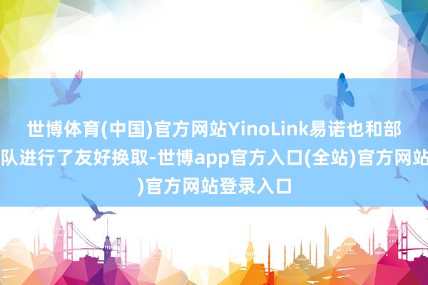 世博体育(中国)官方网站YinoLink易诺也和部分参赛团队